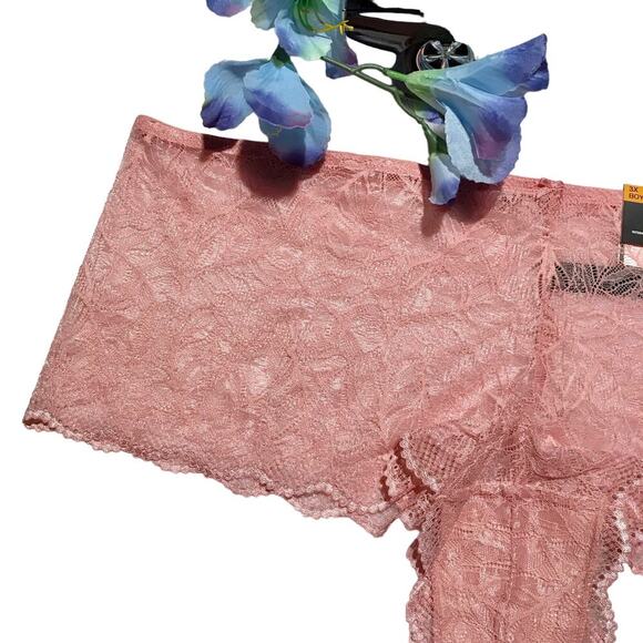 Inc International Concepts NWT Pink Boyshort Panty Women 3X - Picture 3 of 7